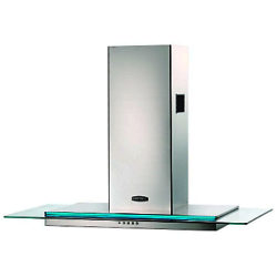 Rangemaster Toledo 90 Cooker Hood, Stainless Steel/Glass